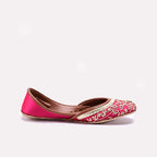 Womens Pink Khussa
