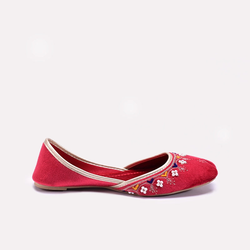 Womens Pink Khussa