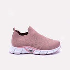 Pink Slip On Sneakers