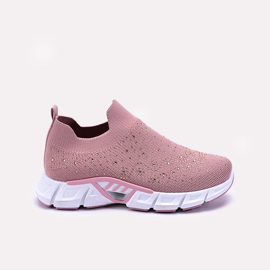 Pink Slip On Sneakers