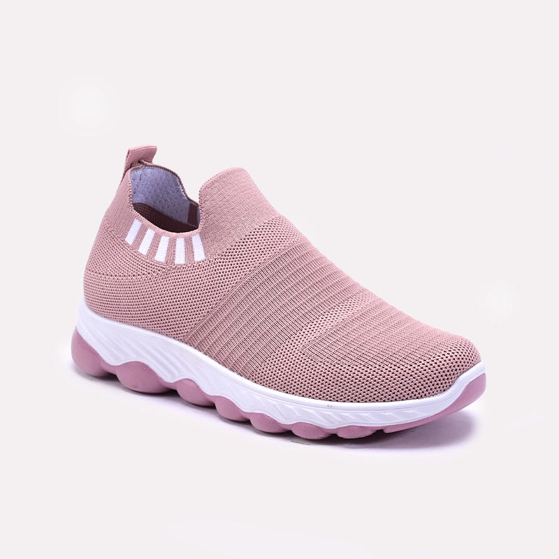 Pink Slip On Sneakers Women