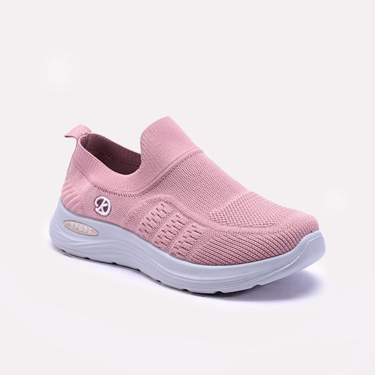 Pink Slip On Sneakers Women