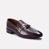 quest brown formal tassel shoes