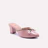 radiant peach fancy pumps