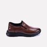 randall mens brown slip on casual shoes