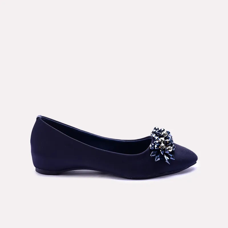 rave womens blue fancy pumps