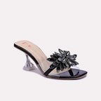 Ravelle Black Bridal Slippers 0412761