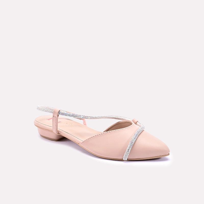 ravenna peach fancy pumps