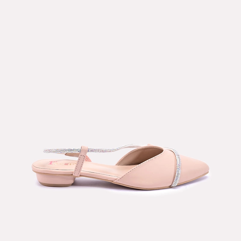 ravenna womens peach fancy pumps