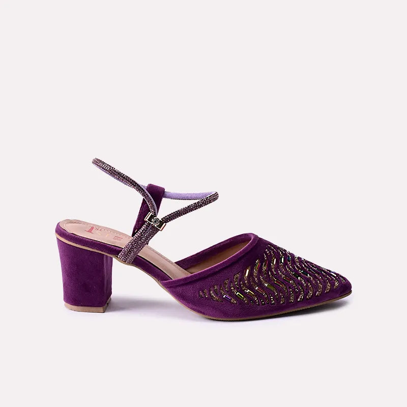 rebel women purple fancy pumps