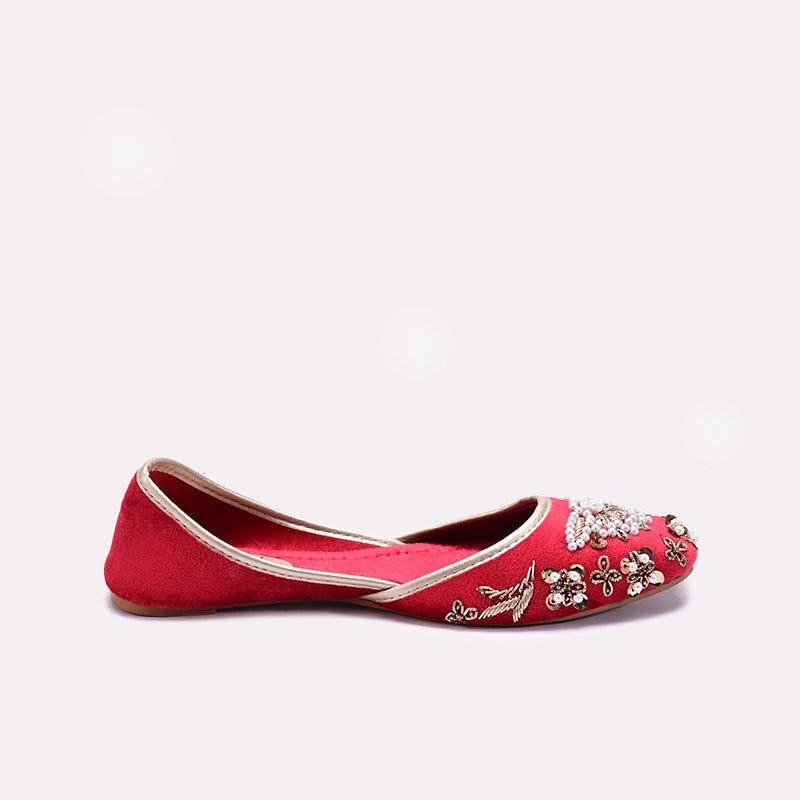 Womens Red Khussa