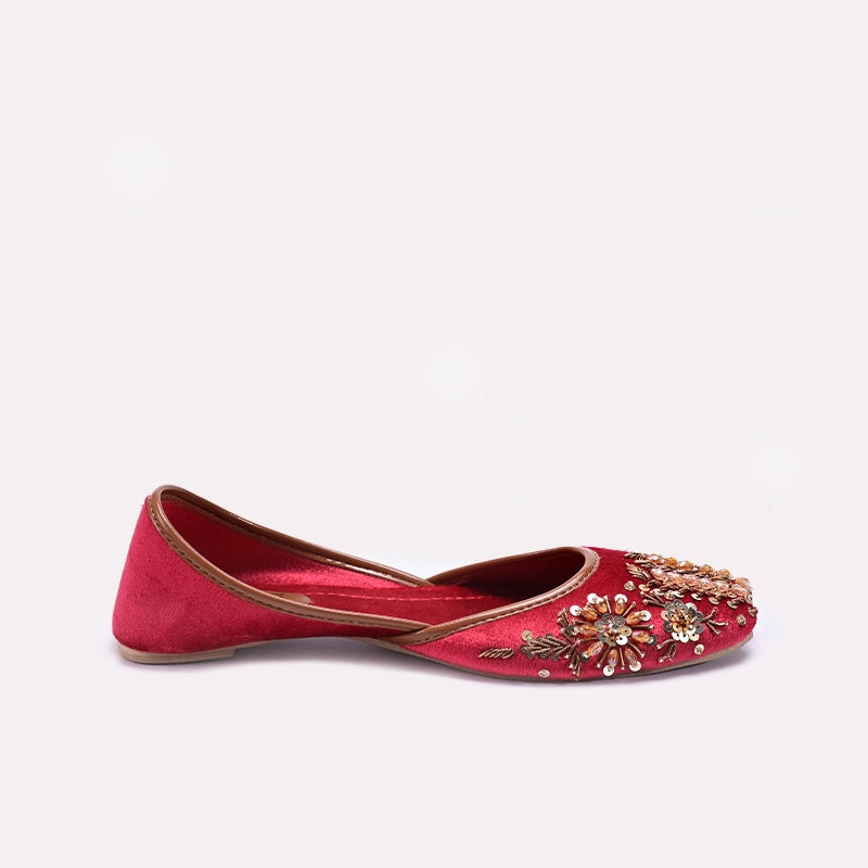 Womens Red Khussa