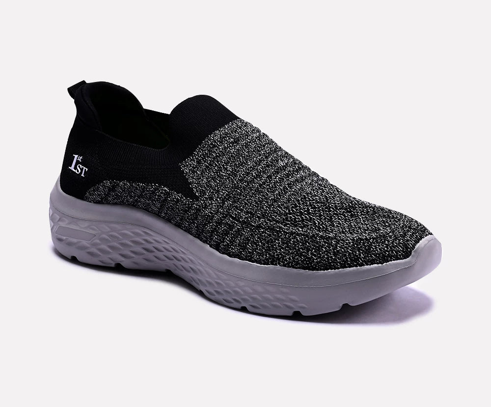 black slip on sneakers