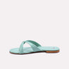 reese light green casual slippers for women