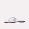 reese white casual slippers for women