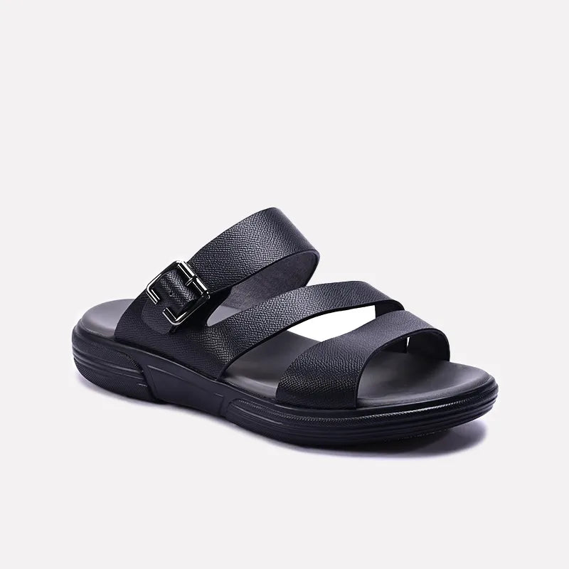 reynold black casual slippers