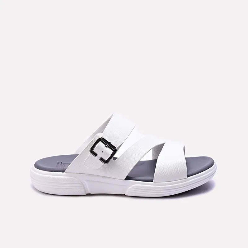 reynold men white casual slippers