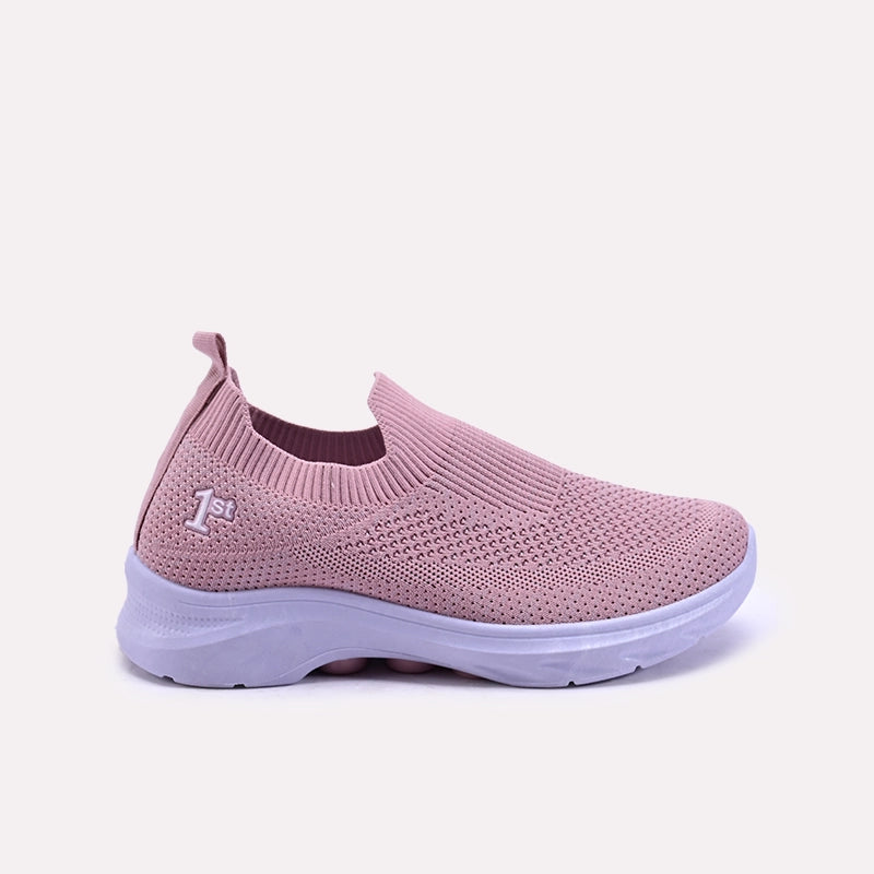 Rivka women Pink Slip On Sneakers