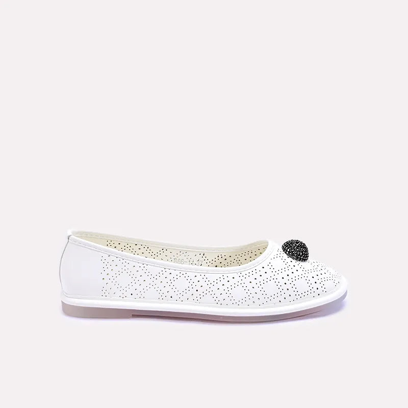 riya womens white casual pumps