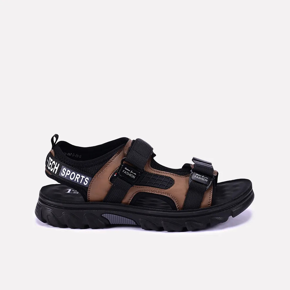 robert men brown casual sandals