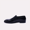 roland black sleek slip on shoes for men