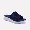 rosalie blue casual slippers