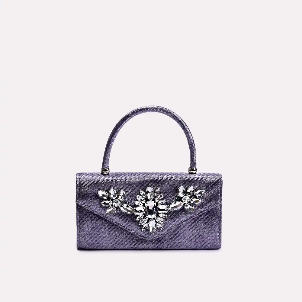 roxy purple clutch front