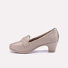 sabine gold casual court shoes for women