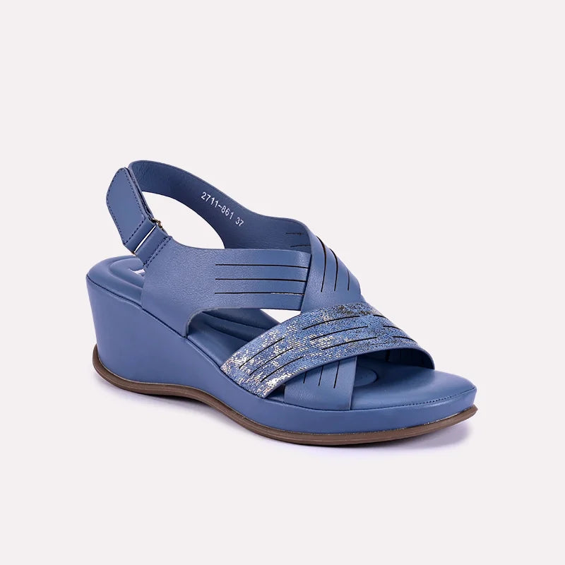 sable blue casual sandals