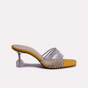 sally yellow heel slippers