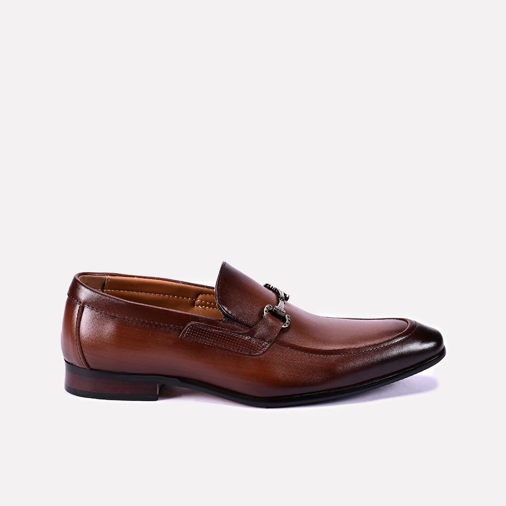 samuel men brown formal shoes