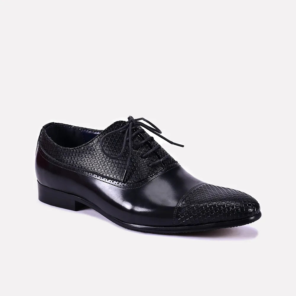 sebastian black formal shoes