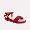 serena maroon soft sandals