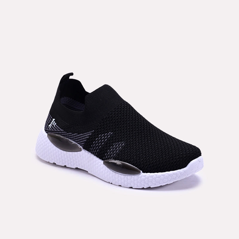 Serenelle Black Slip On Sneakers