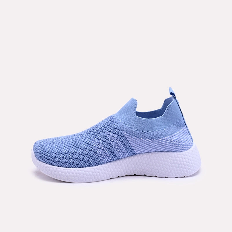 Serenelle Blue Slip On Sneakers for women