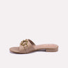 Serenity Gold Fancy Slides for women