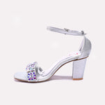 Silver Bridal Sandals for Women
