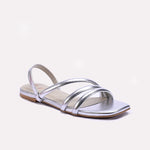 Silver Casual Sandals