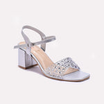 Silver Fancy Sandals 0421458