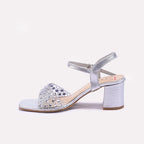 Silver Fancy Sandals 0421458
