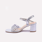 Silver Fancy Sandals 0421458