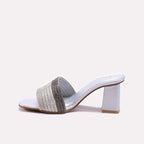 Silver Fancy Slippers for Women 0413168