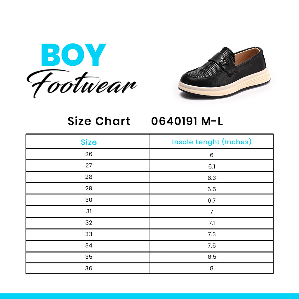 Boy Loafer Shoes Black 0640191