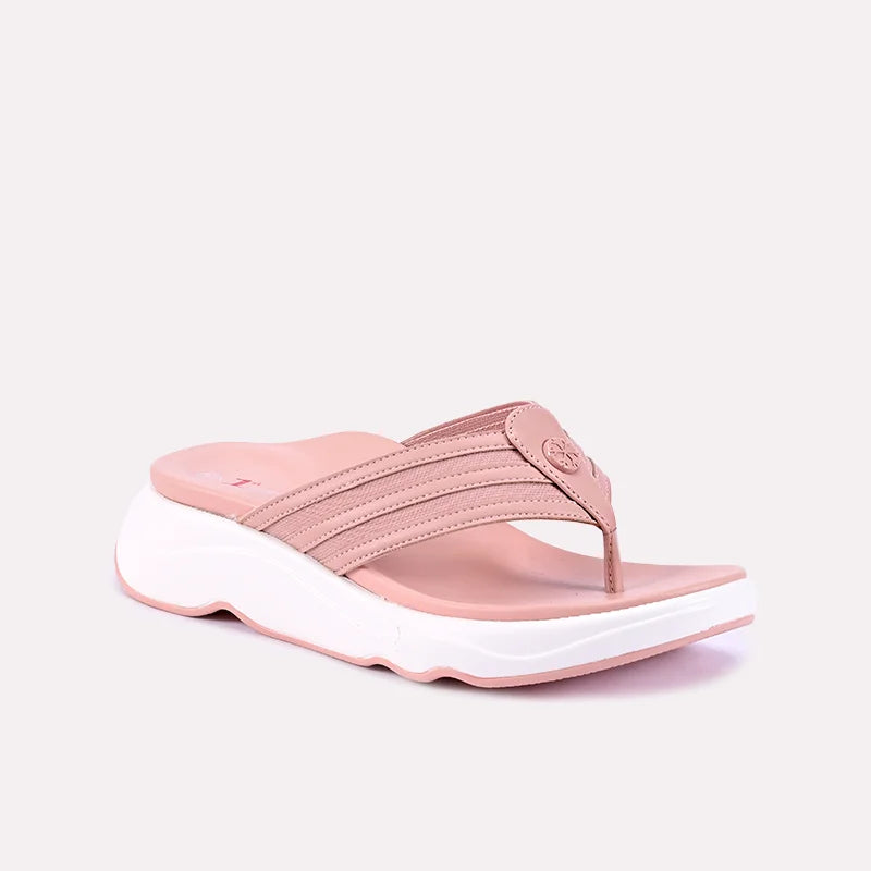 sky pink comfy flip flops