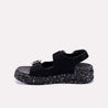 skye black comfy sandals for women