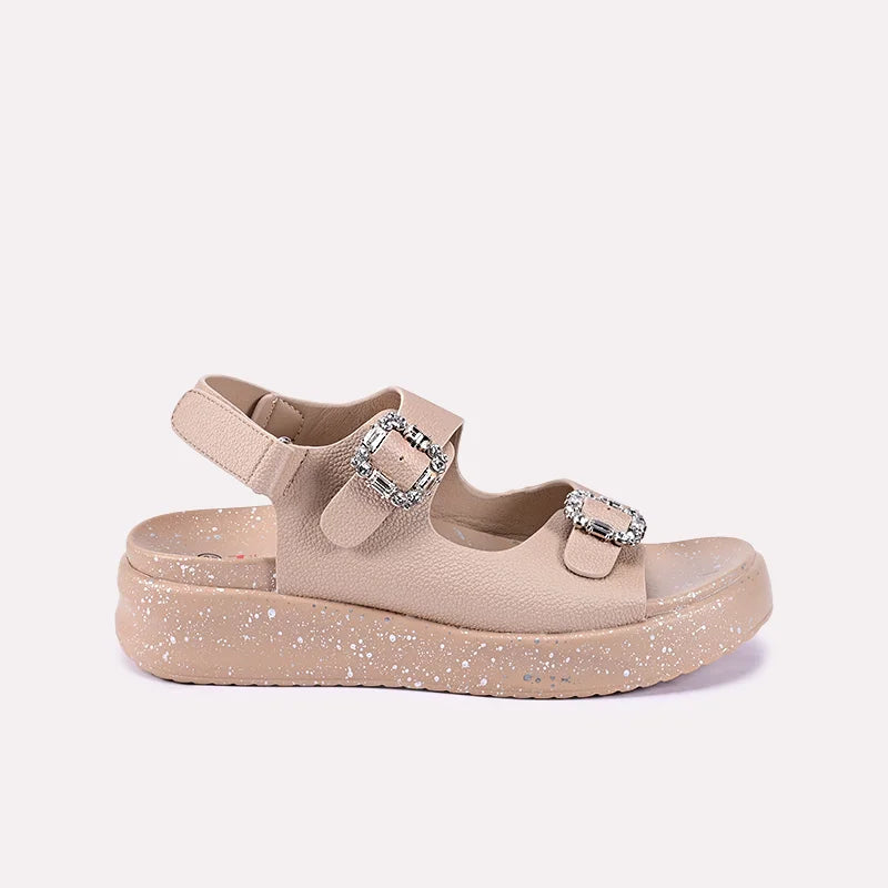 skye women light brown comfy sandals