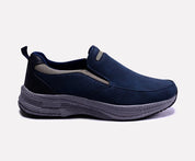 mens blue slip on sneakers