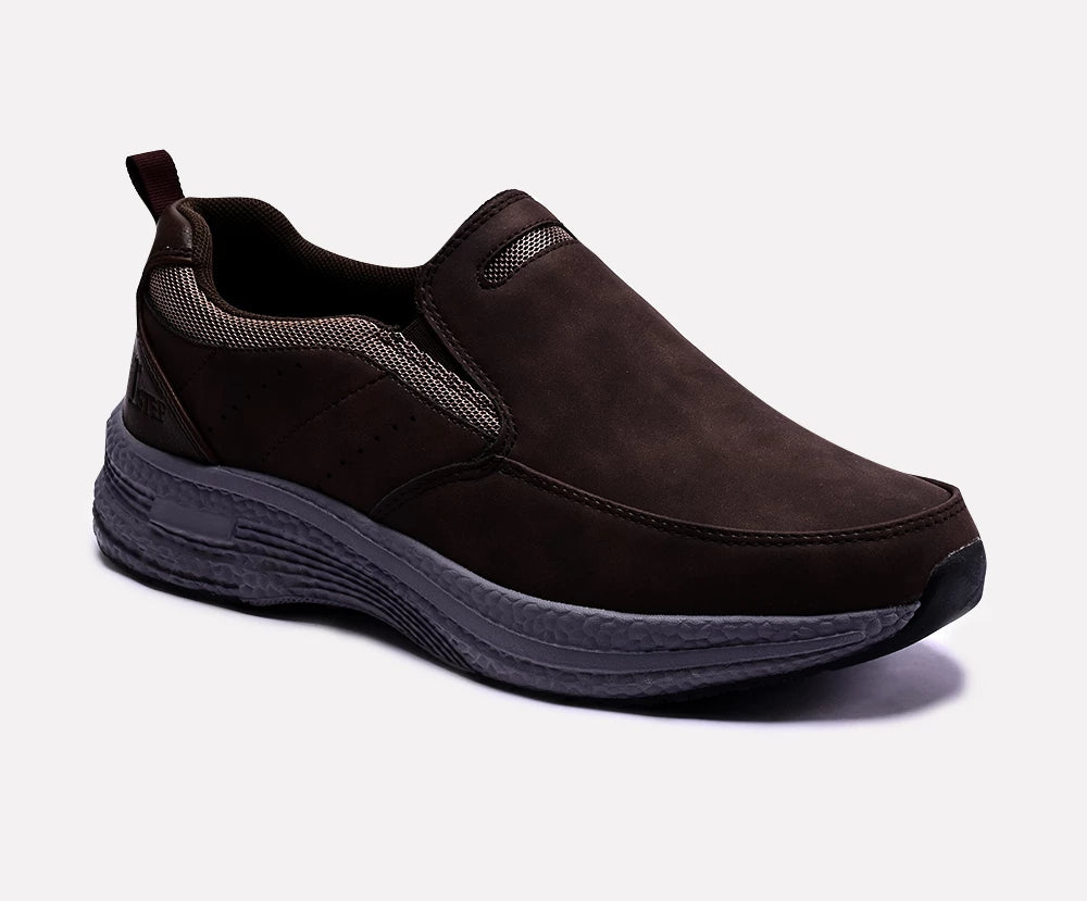 brown slip on sneakers