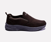 mens brown slip on sneakers