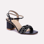 Sonata Black Fancy Sandals 0421337